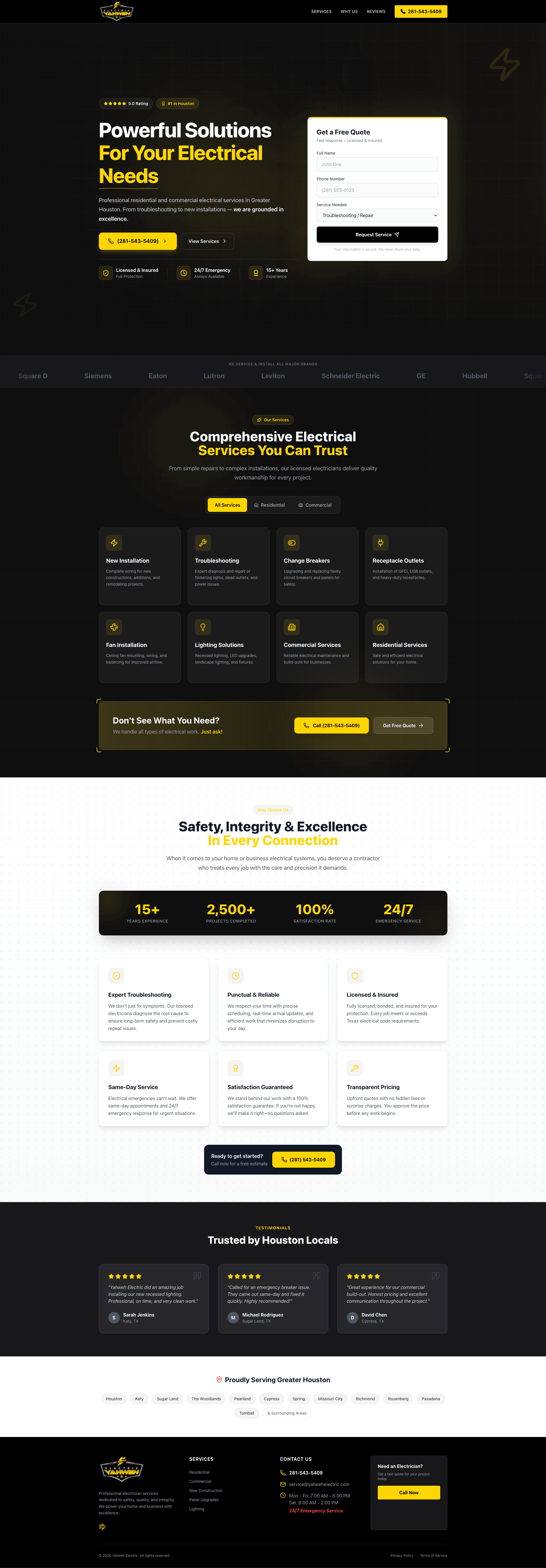 Electric Yahweh website screenshot