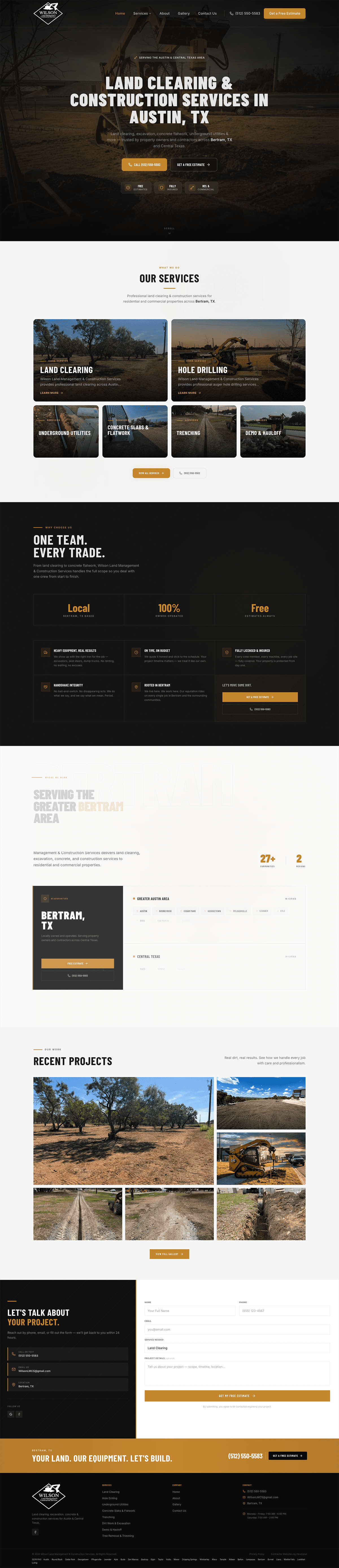 Wilson LMCS website screenshot