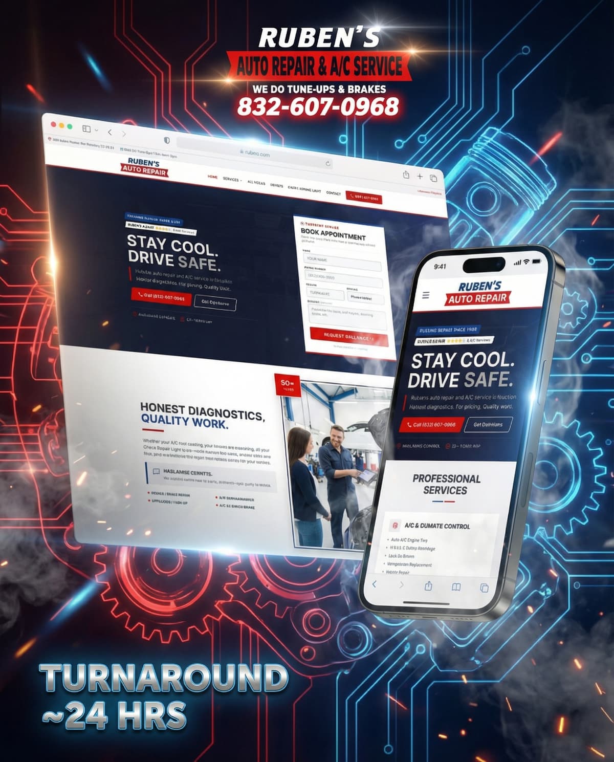 Auto Repair Shop website